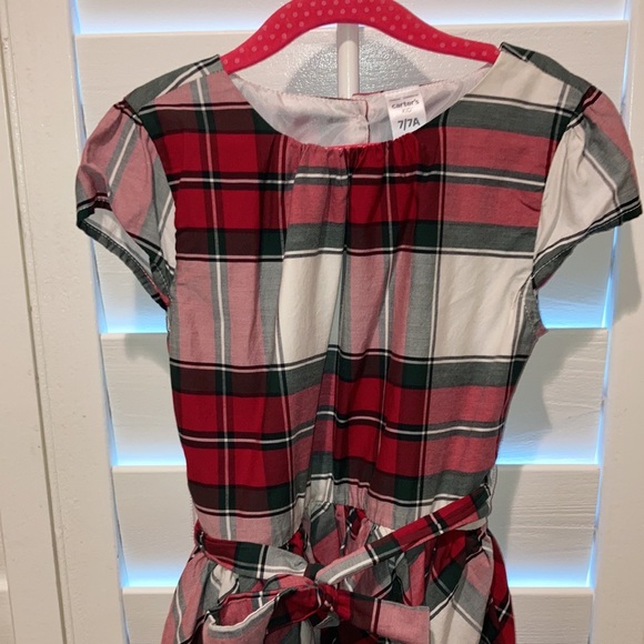 Carters plaid holiday dress - Picture 2 of 3